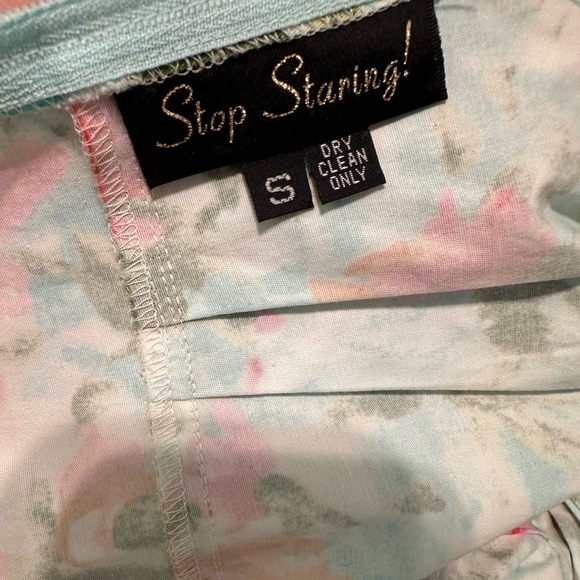 Stop Staring Watercolor Floral Swing Dress - Picture 5 of 8